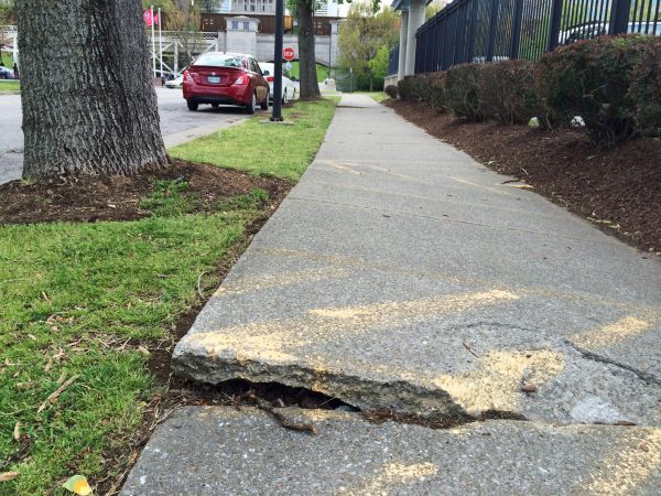 Cement Sidewalk Repair in Albany
