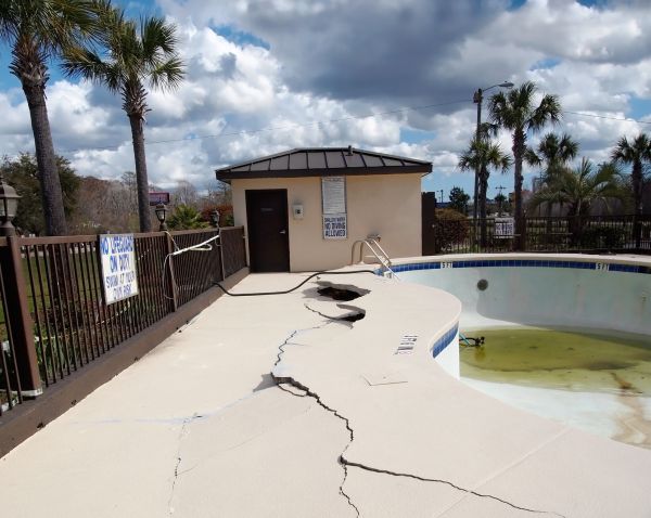 Cracked Patio Repair in Albany